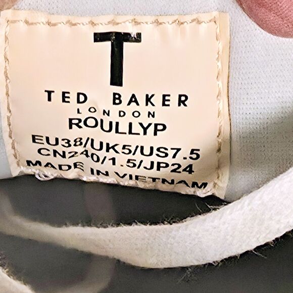 Ted Baker Roullyp Floral-Graphic‎ Leather Sneakers NEW Ladies Sz 7.5 ($165) - Picture 9 of 9